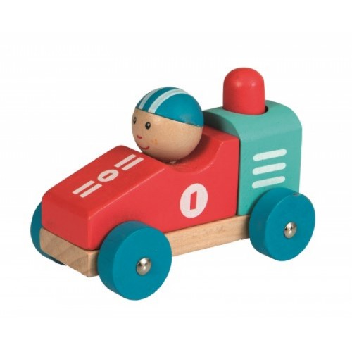 Masina lemn de curse egmont toys